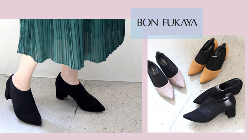 ブーティ,ポインテッドトゥ,BON FUKAYA、ボンフカヤ